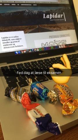 En Snapchat bruger mange forskellige modaliteter.